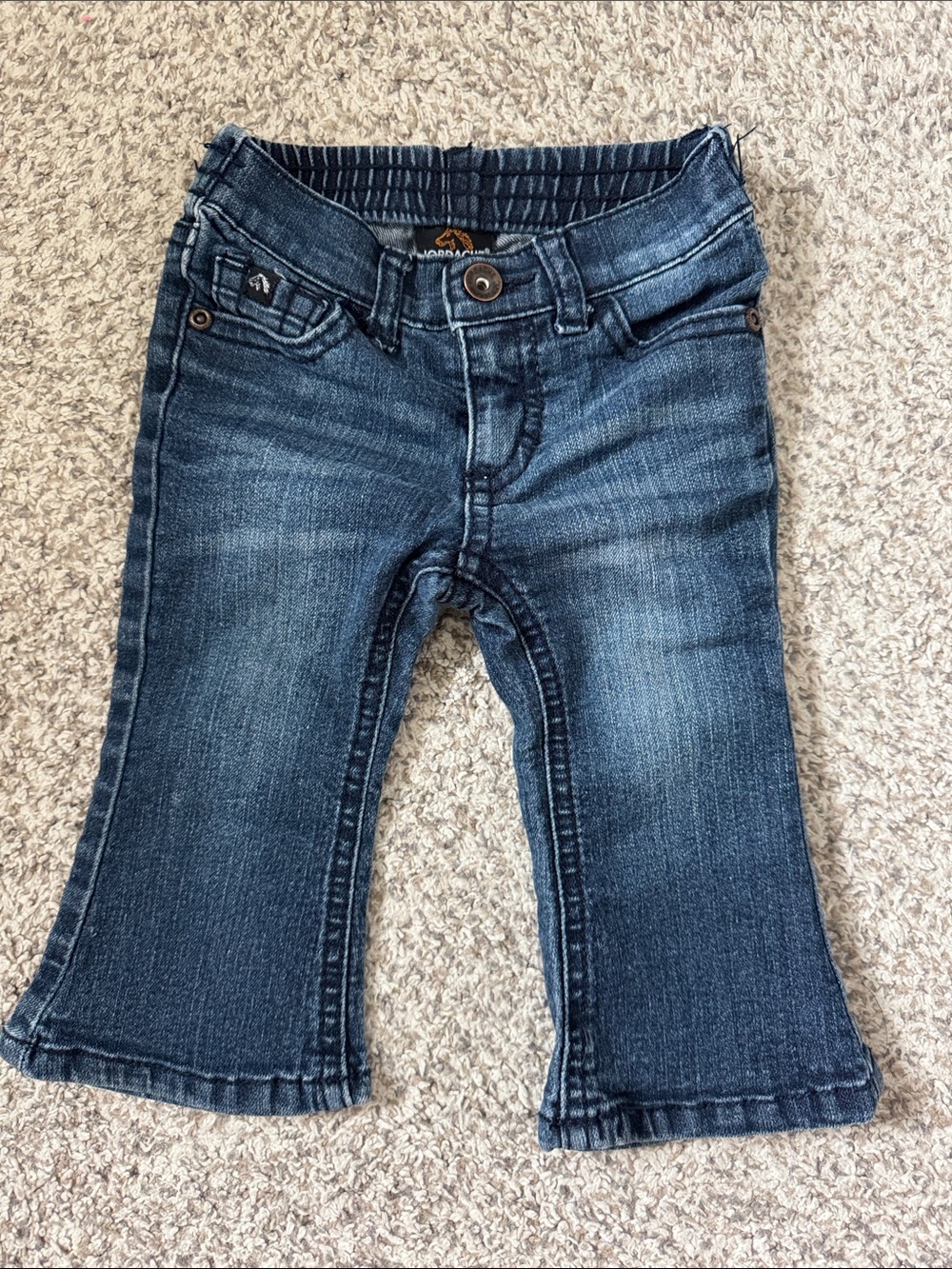Jordache Toddler Dark Blue Bootcut Jeans